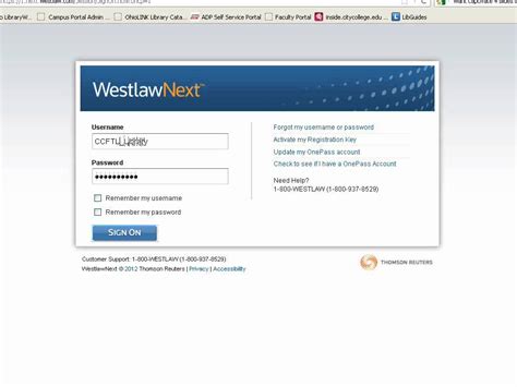 Westlaw next sign on - Sep 6, 2023 · WestlawNext is a full-text database providing law-related resources, including Federal and State court cases, Federal and State statutes, and other legal documents. How to access WestlawNext: Mouse over Find on the library homepage then click on Database s. Now click on the letter W under "Browse by title" then on WestlawNext . 